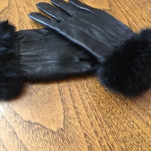 Black gloves